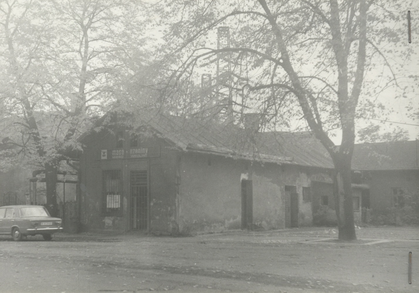 Budova čp. 1115 na snímku z roku 1980