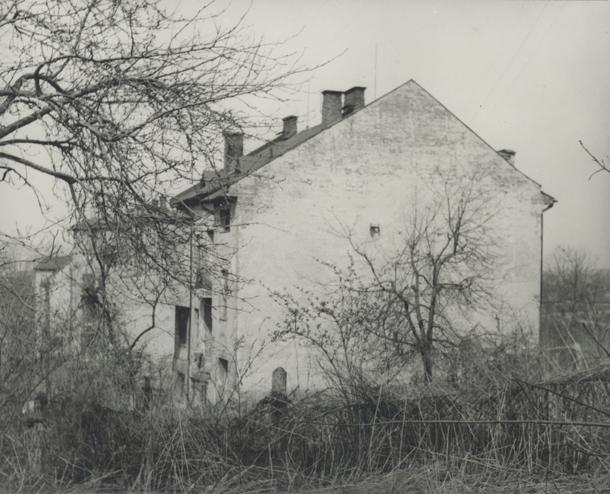 Dům čp. 1656 na snímku z roku 1973 (před demolicí)