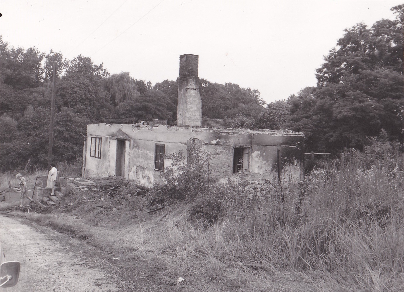 Demolice domu čp. 188 v roce 1984 (s laskavým svolením p. Petra Cieślara, ze soukromé sbírky)