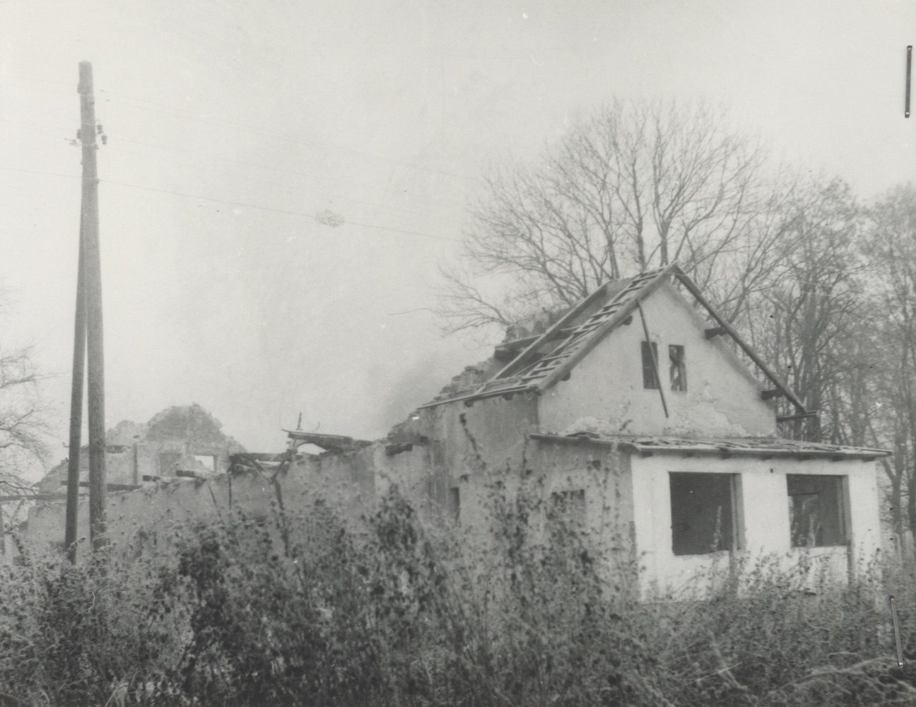 Dům čp. 189 před závěrečnou demolicí v roce 1983