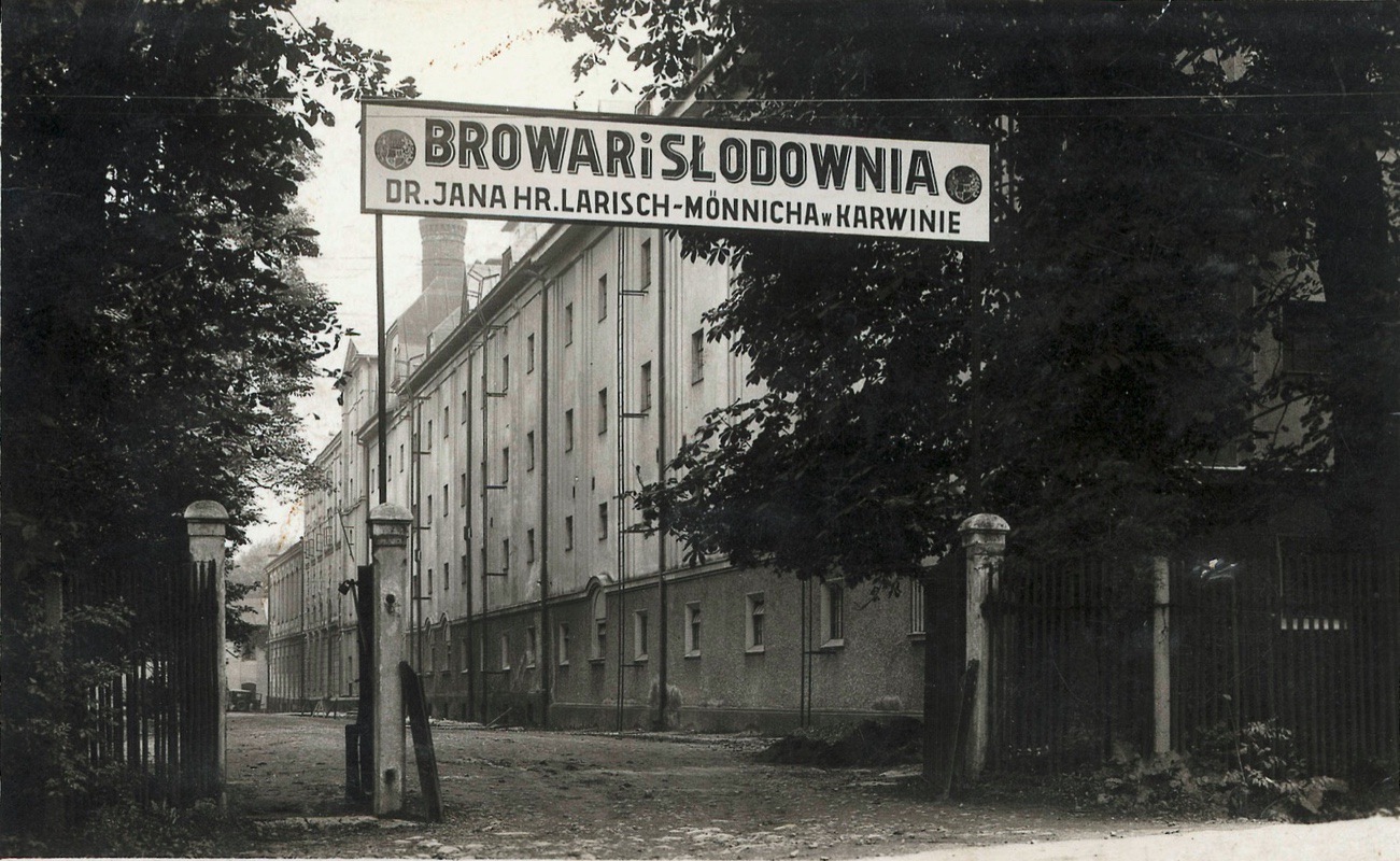Vstupní brána do Larisch-Mönnichova pivovaru