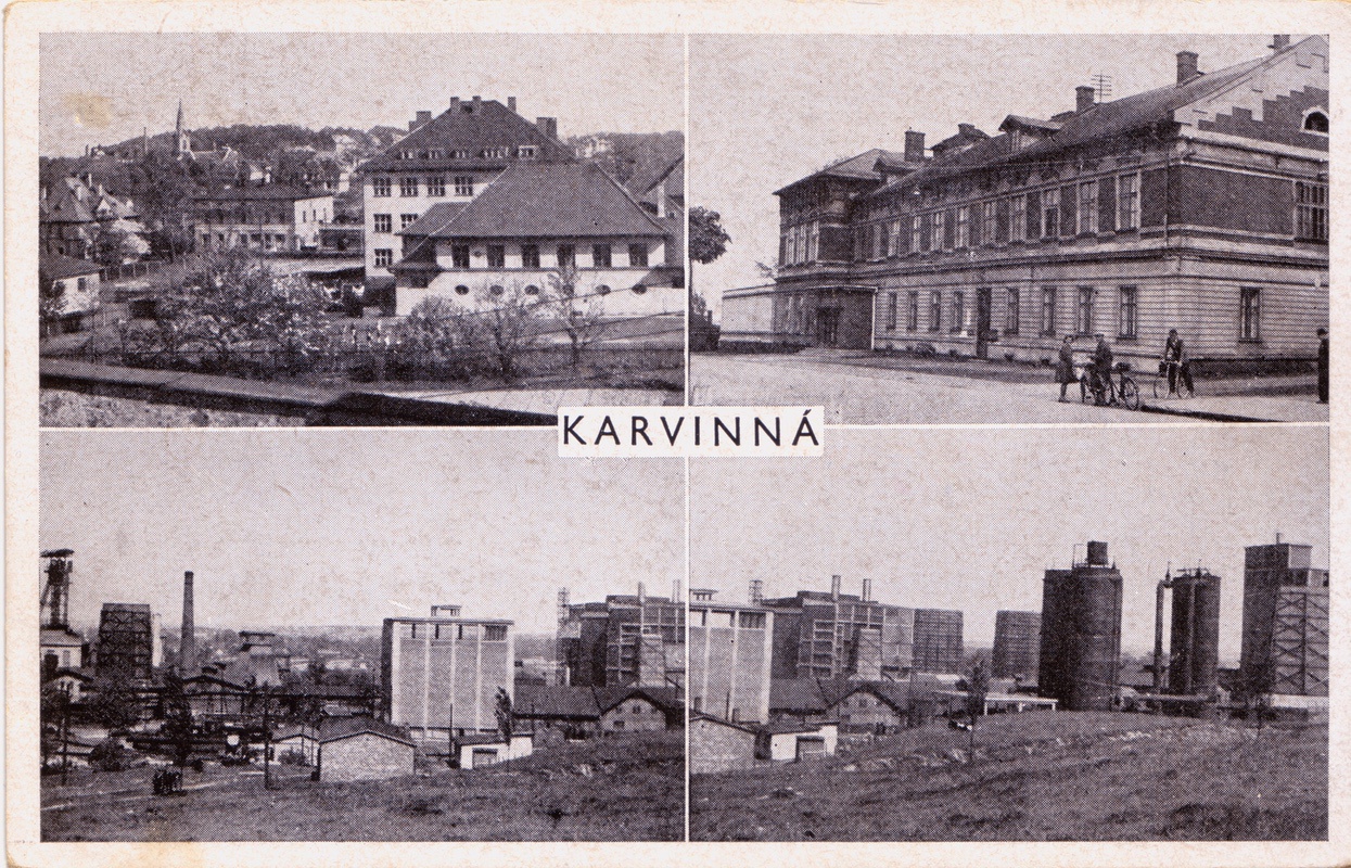 Závodní hotel na dobové pohlednici