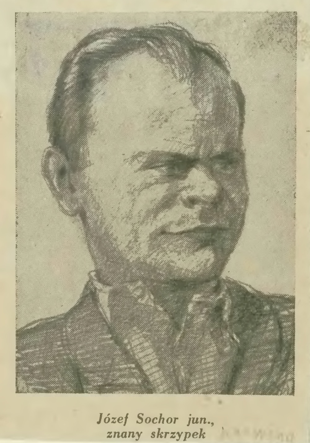Józef Sochor, houslista (Zdroj: Śląska Biblioteka Cyfrowa)lejní hudební škola prof. Otakara Ševčíka. Ve stejné budově byl rovněž obchod s hudebními nástroji, jehož majitelem byl František Sochor, žák prof. Ševčíka. Objekt byl zbourán v roce 1964. (Na fotografii Prof. Otakar Ševčík se svým žákem Františkem Sochorem)