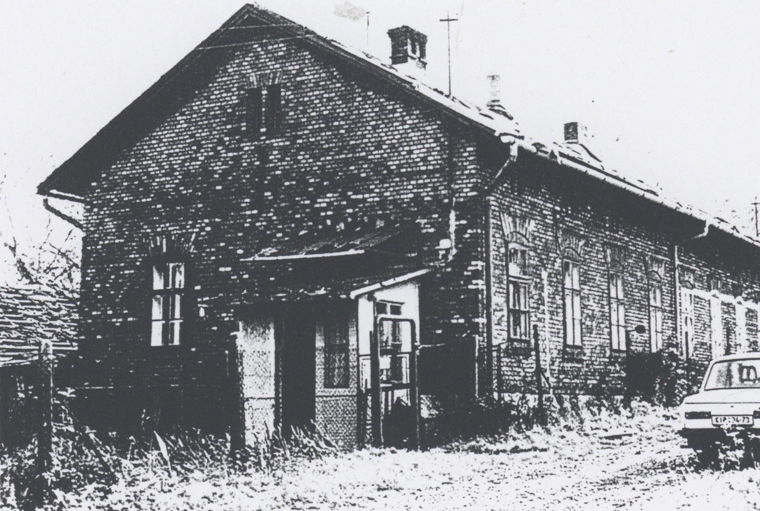Dům čp. 530 na kopii fotografie z roku 2001
