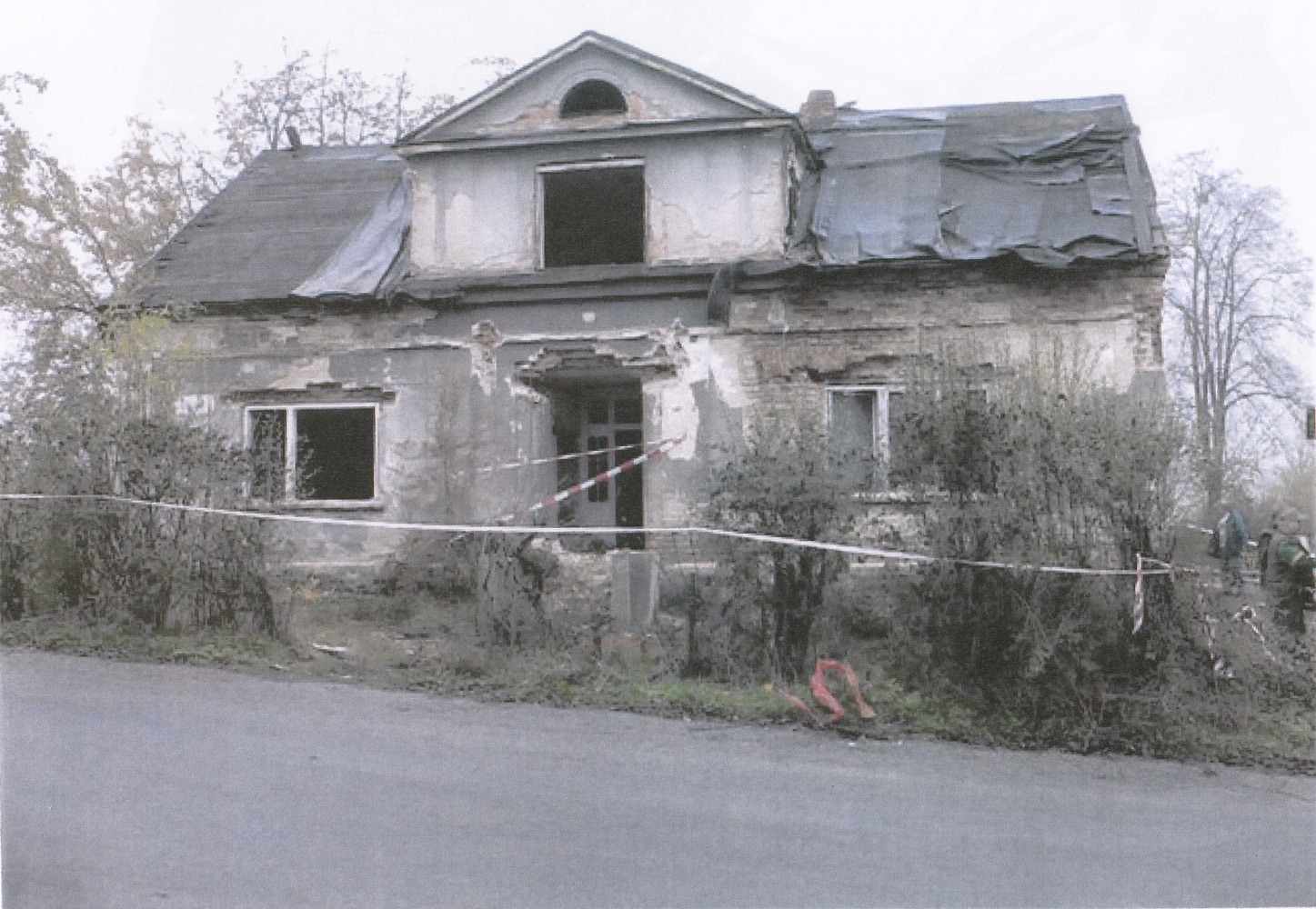 Dům čp. 553 před demolicí v roce 2008
