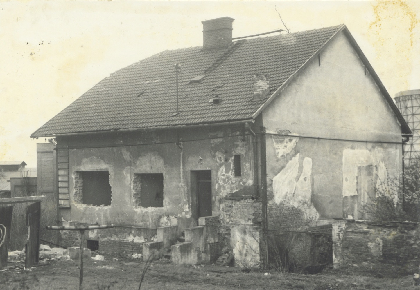 Dům čp. 555 před demolicí v červnu 1978
