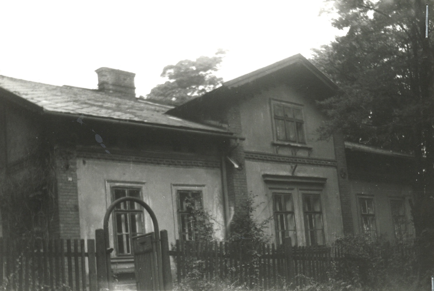 Dům čp. 663 na fotografii z roku 1988