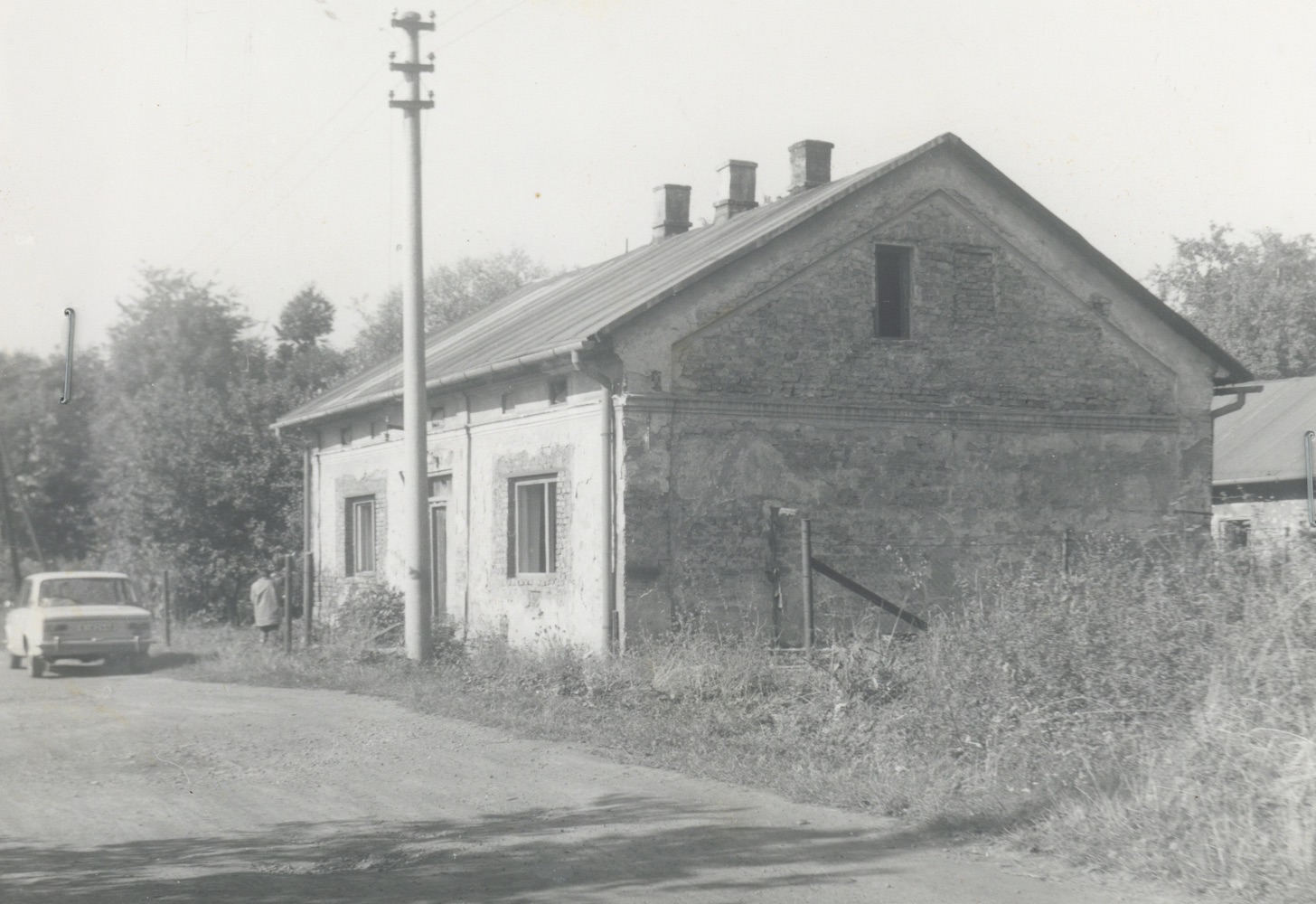 Dům čp. 672 na fotografii z roku 1988