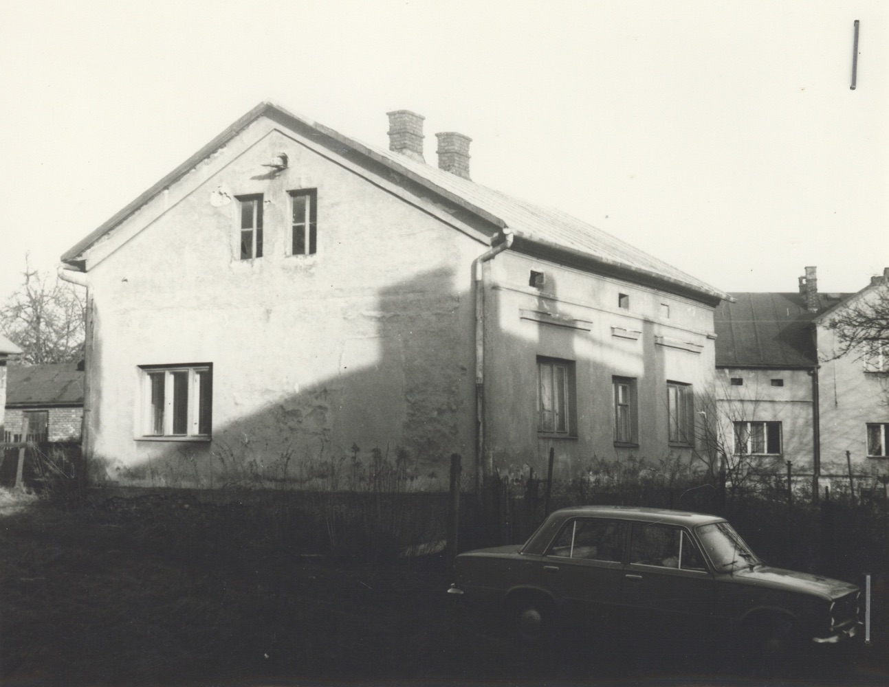 Dům čp. 707 na fotografii z roku 1980