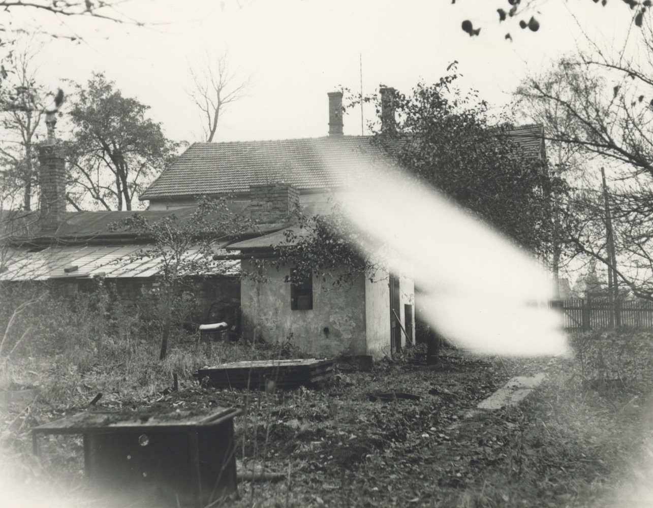 Dům čp. 725 (Zahradnictví Jindřich Kubienka) na fotografii z roku 1975