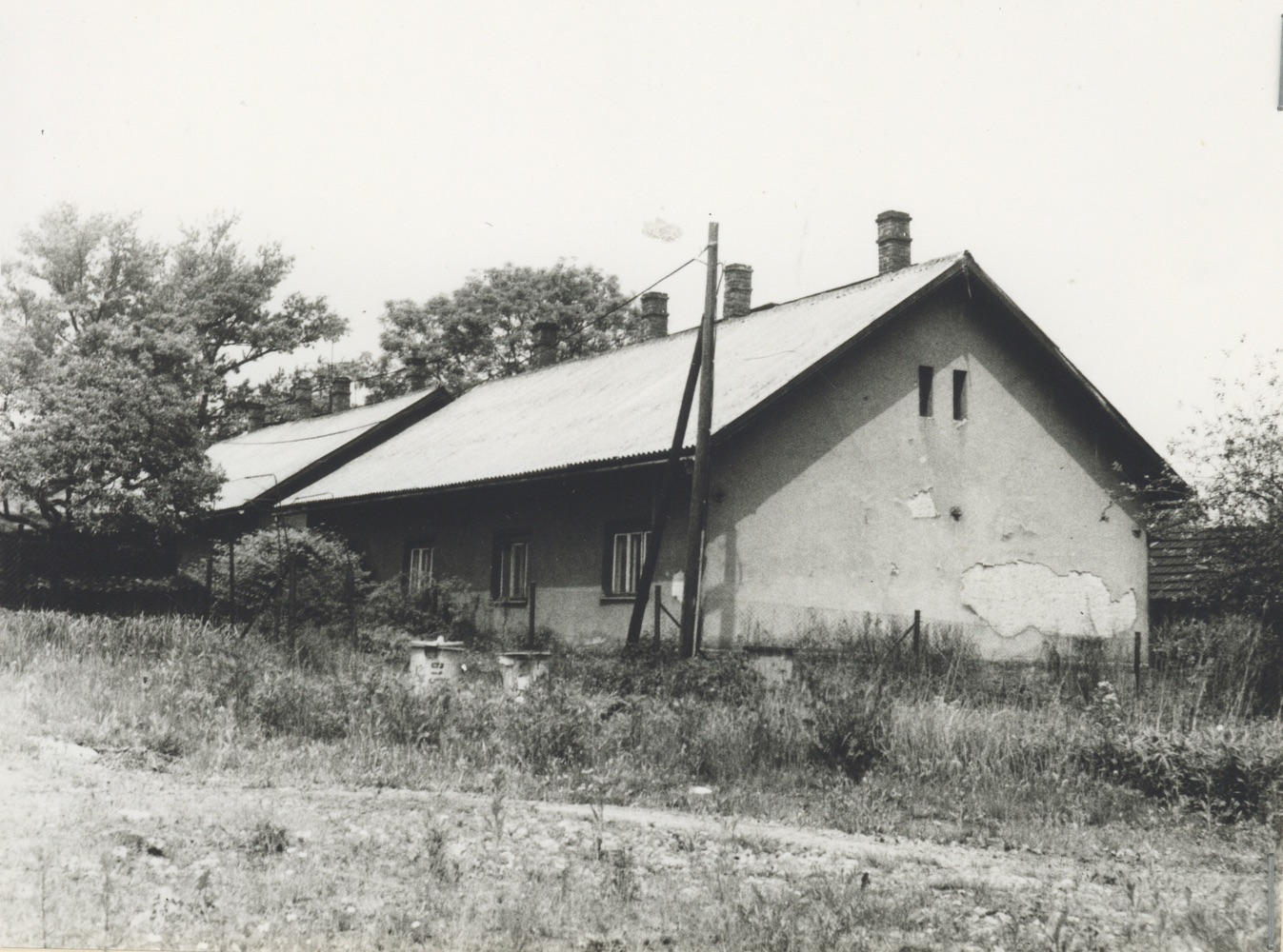 Dům čp. 800 na fotografii z roku 1985
