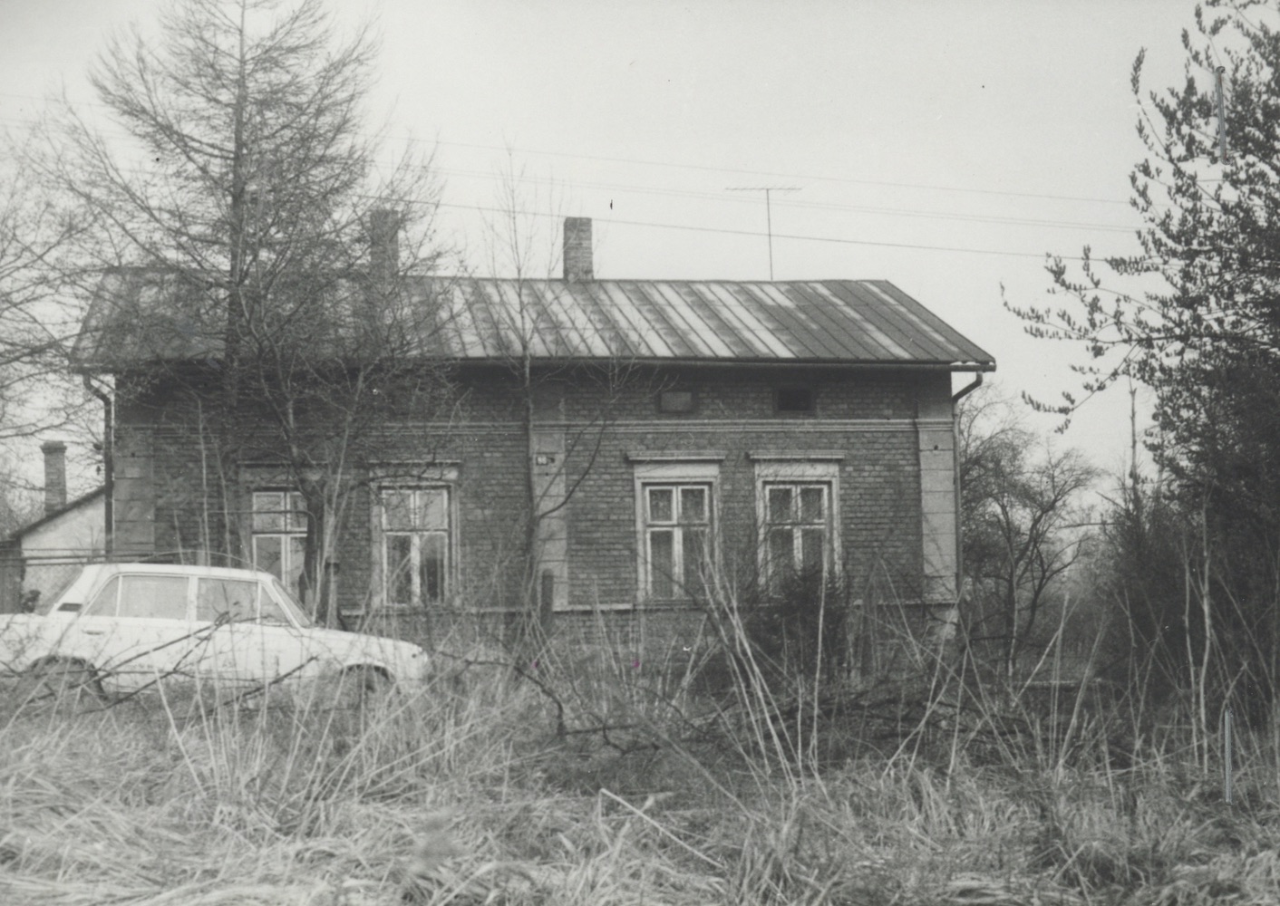 Dům čp. 876 na fotografii z roku 1985