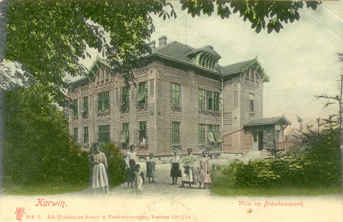 Vila čp. 955 v areálu pivovaru hraběte Larisch-Mönnicha