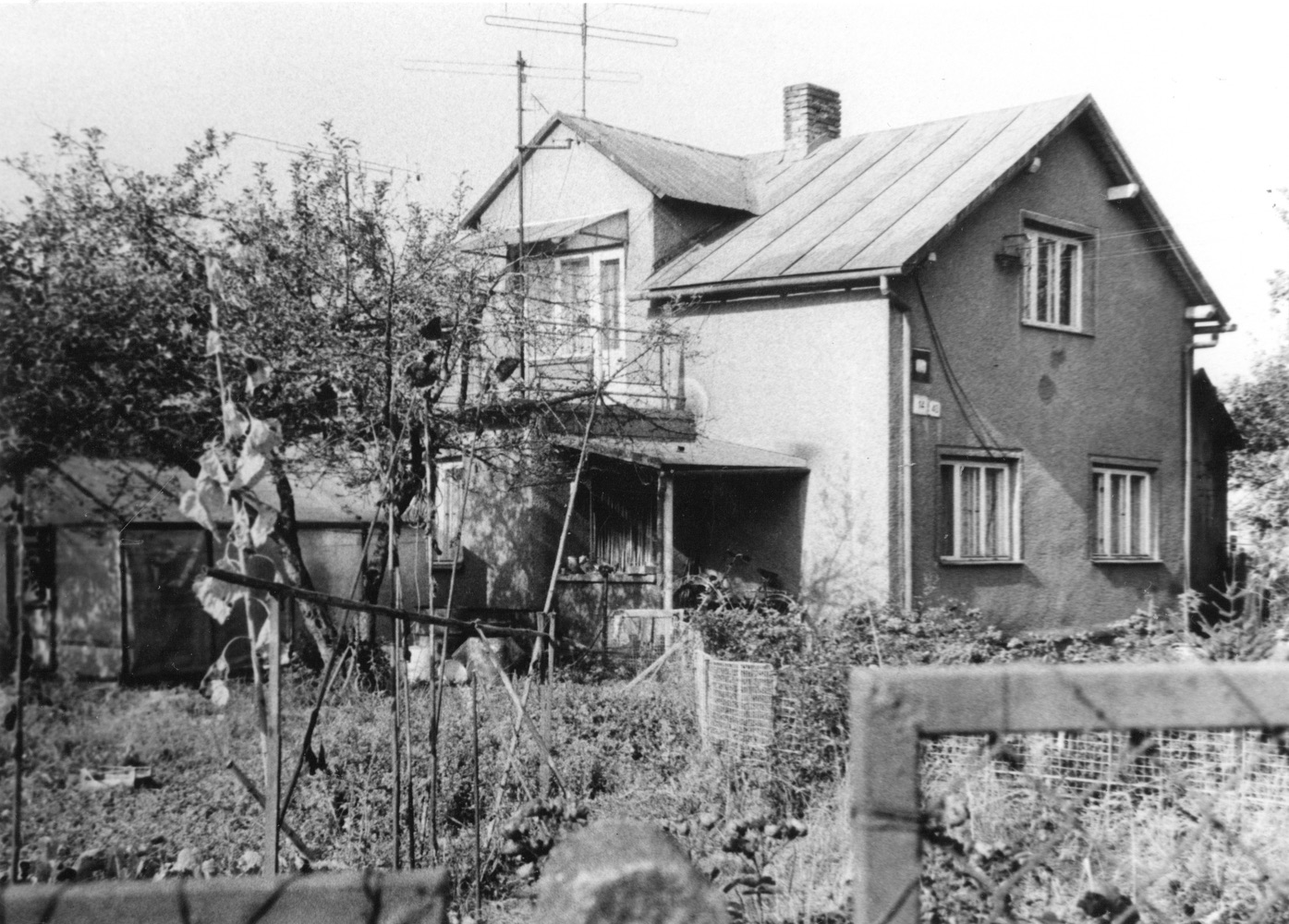 Dům čp. 14 na snímku z 16.10.1988 (Sbírka Józefa Chmiela)
