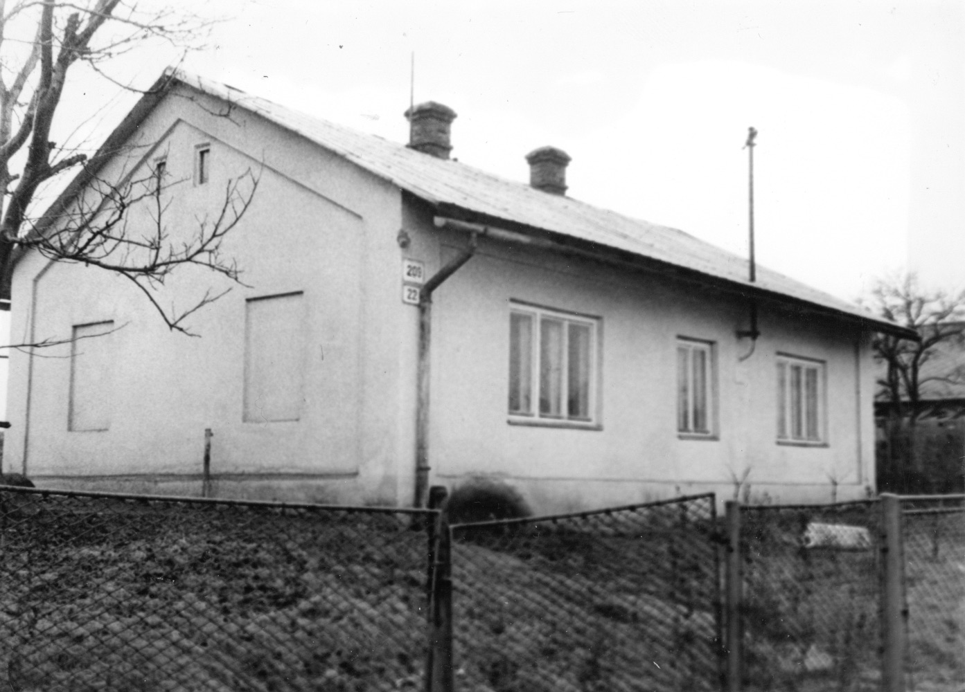Dům čp. 209 na snímku z 19.2.1989 (Sbírka Józefa Chmiela)