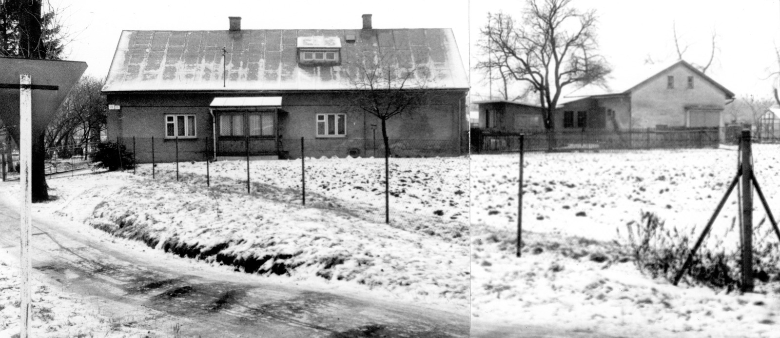 Dům čp. 22 na snímku z 4.12.1988 (Sbírka Józefa Chmiela)