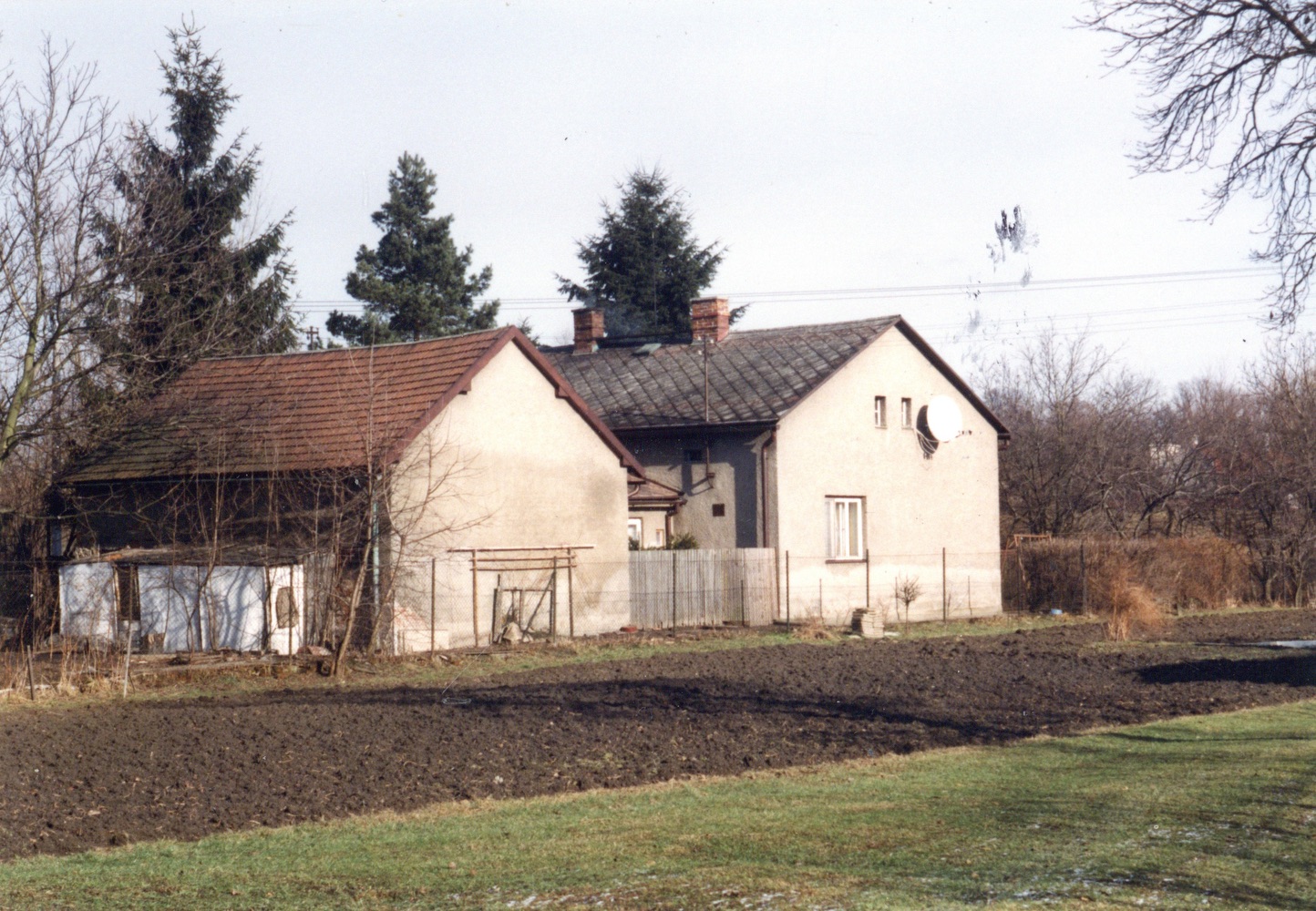 Dům čp. 222 na fotografii z 4.2.2000 (Sbírka Józefa Chmiela)