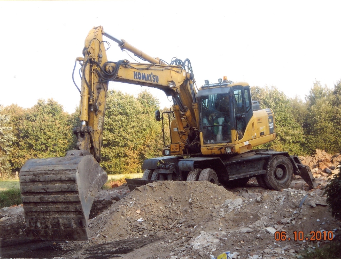 Po demolici domu čp. 235, snímek z 6.10.2010 (Sbírka Józefa Chmiela)