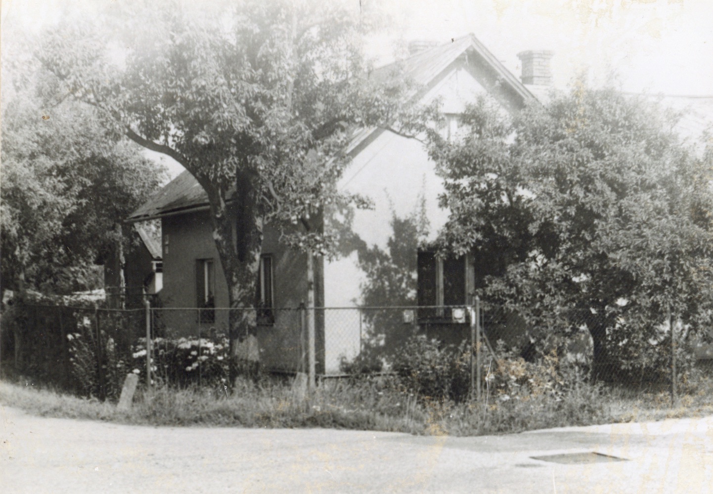 Dům čp. 256 v Lipinách na snímku z 5.8.1995 (Sbírka Józefa Chmiela)