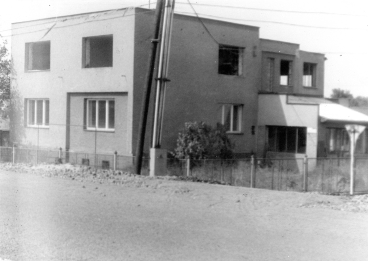 Stav domu čp. 313 na snímku ze dne 7.7.1989 (Sbírka Józefa Chmiela)