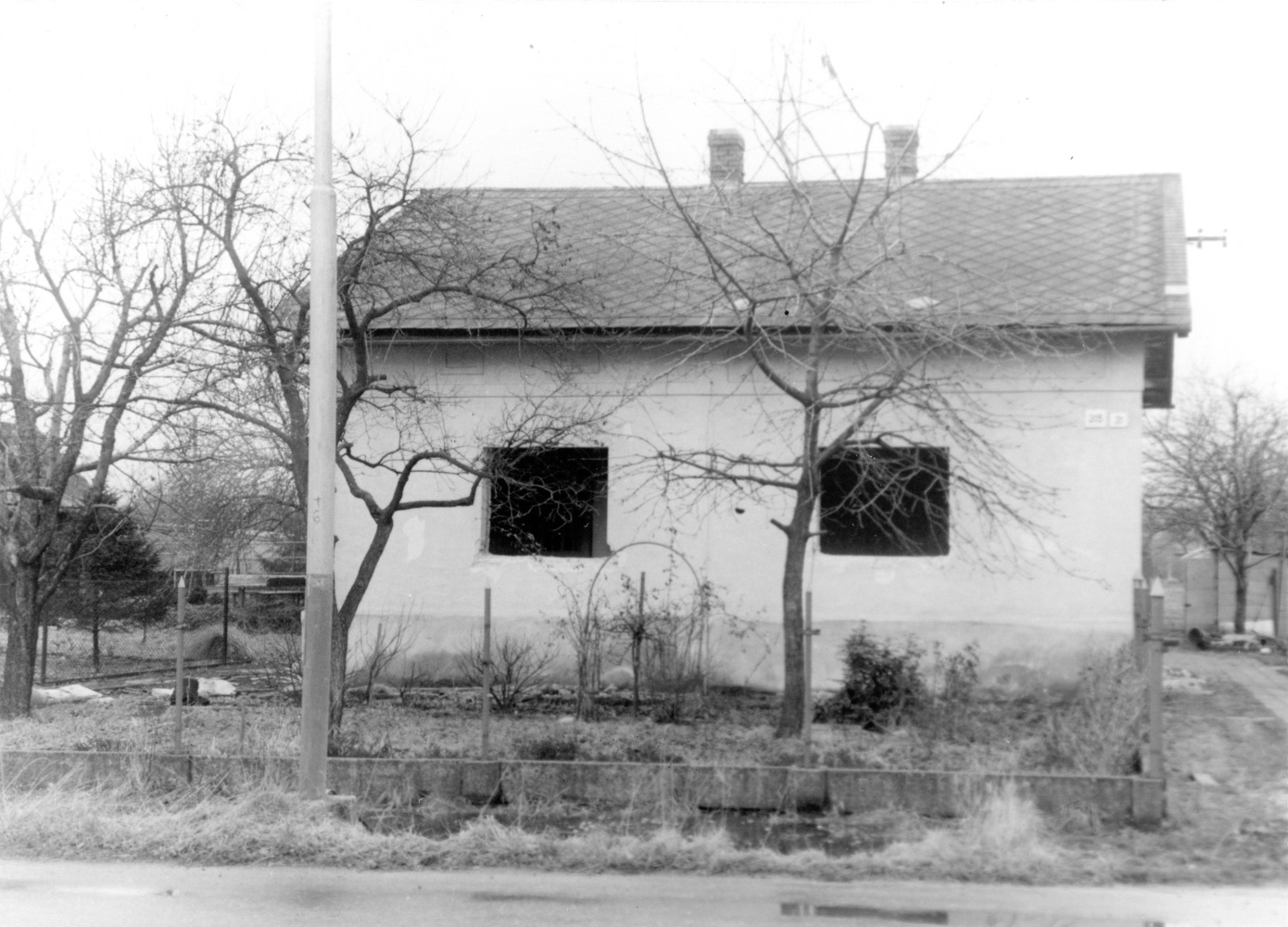 Dům čp. 315 na snímku z 26.12.1988 (Sbírka Józefa Chmiela)