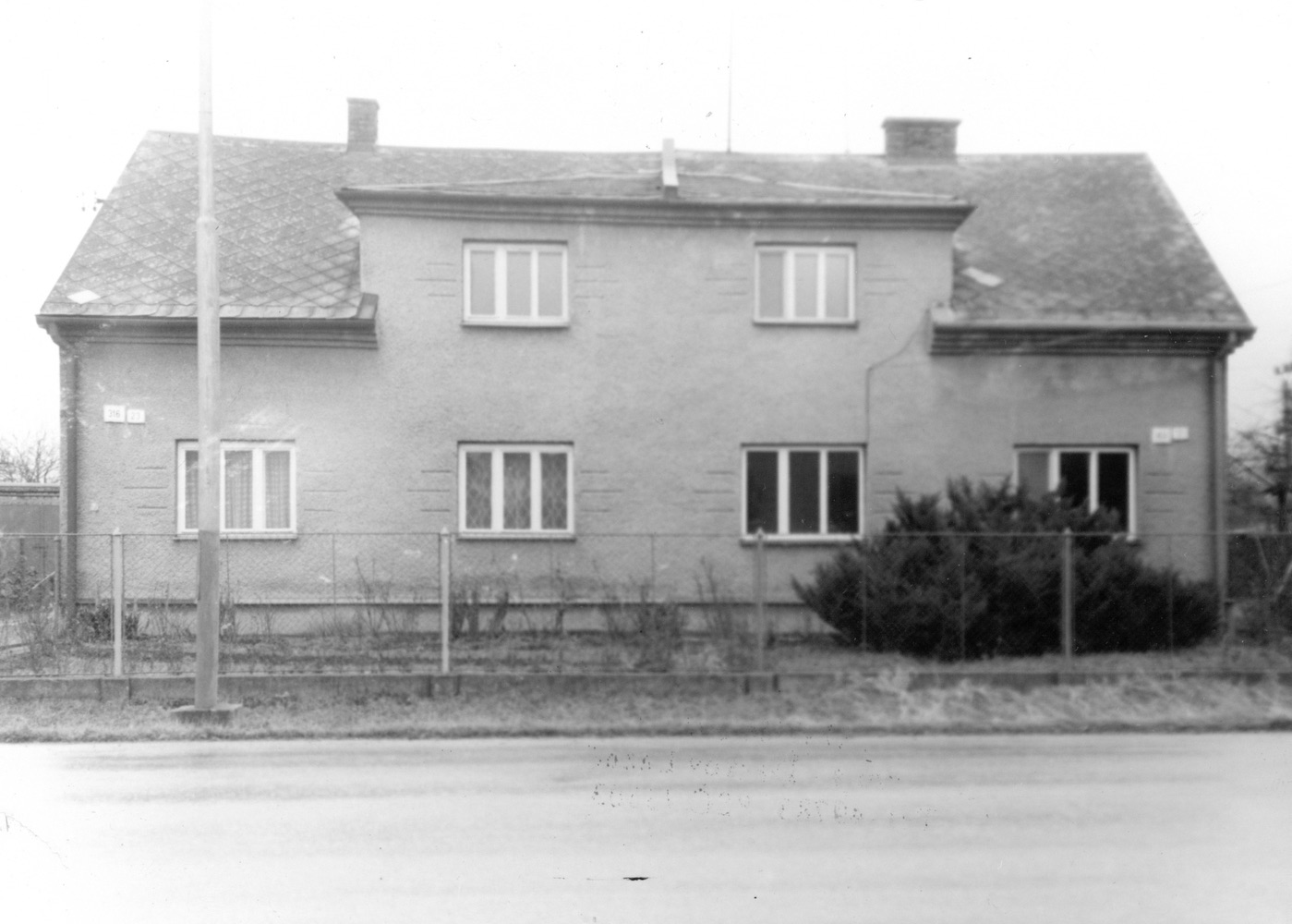 Dům čp. 316 na snímku z 26.12.1988 (Sbírka Józefa Chmiela)