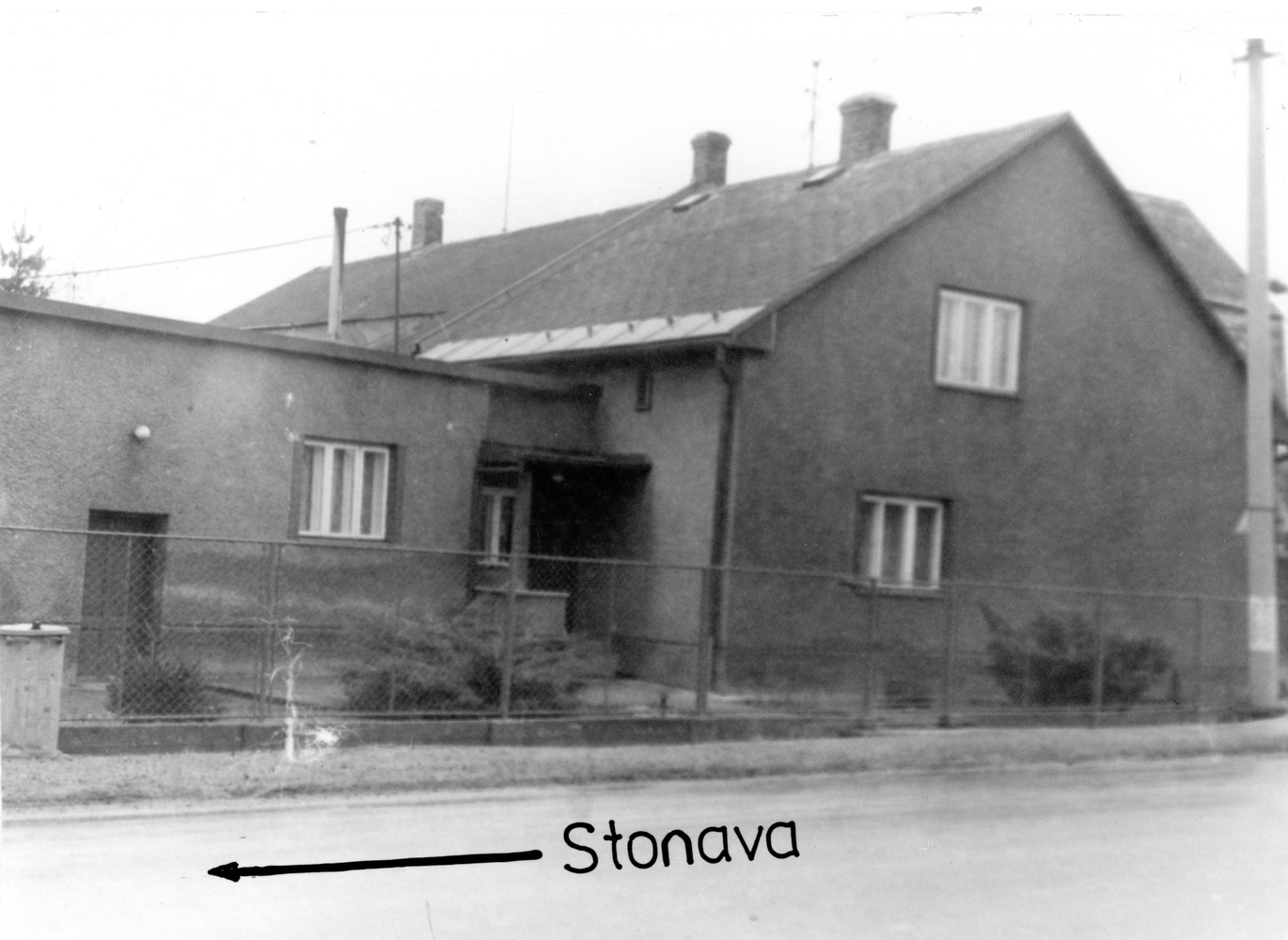 Dům čp. 336 na snímku ze dne 26.12.1988 (Sbírka Józefa Chmiela)
