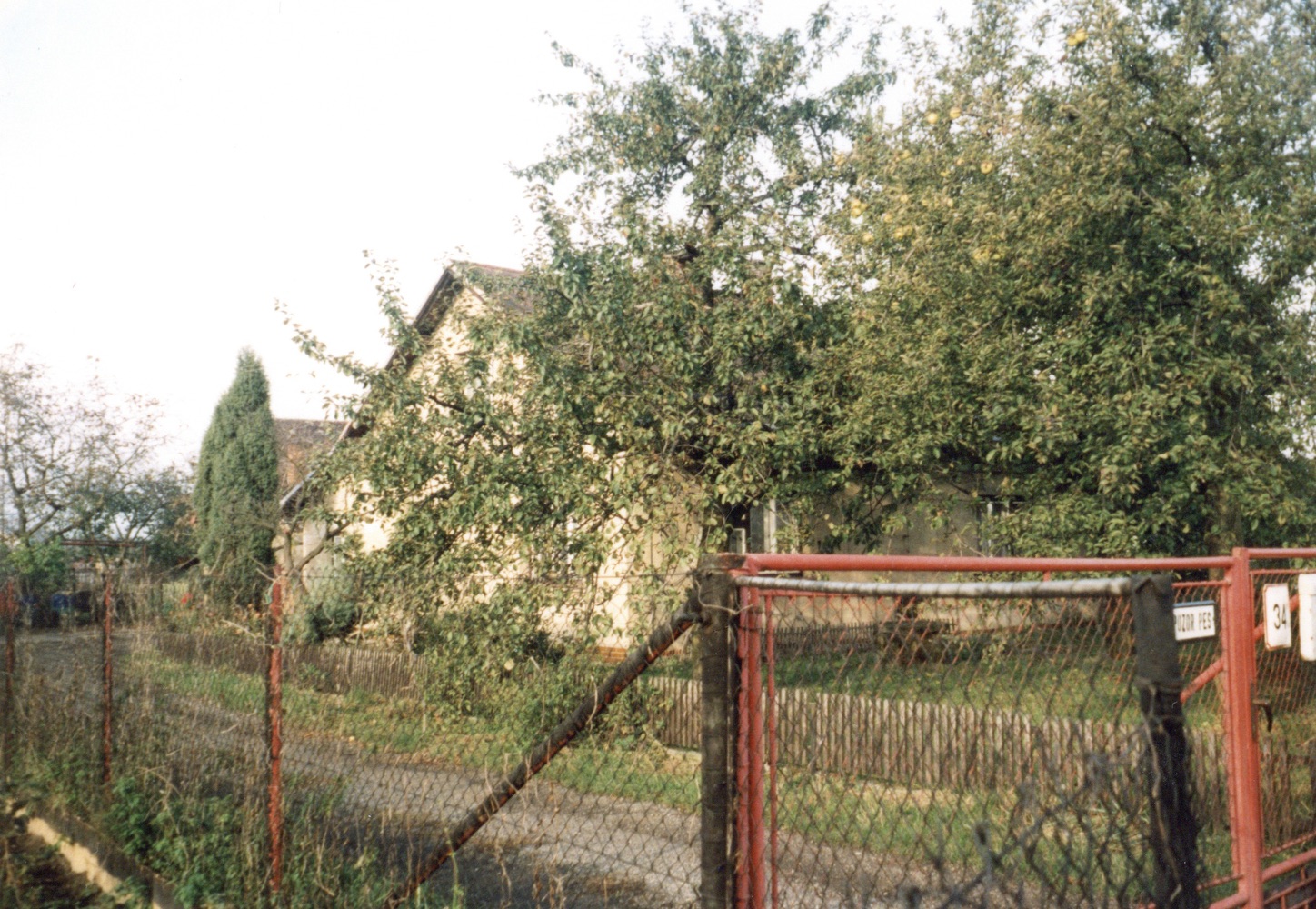 Dům čp. 343 na fotografii z 22.10.1999 (Sbírka Józefa Chmiela)