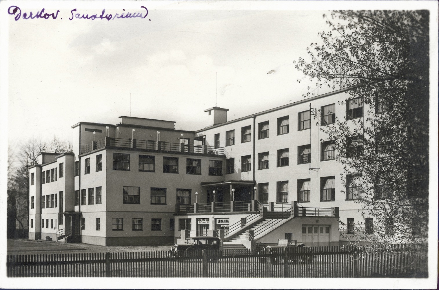 Budova nového sanatoria Lázní Darkov, čp. 385 (postavena v letech 1931-33)