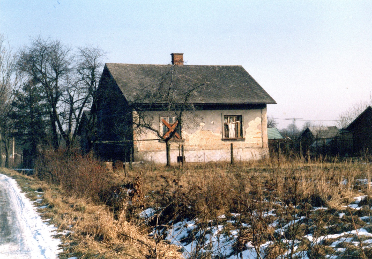 Dům čp. 399 na snímku z 13.1.2000 (Sbírka Józefa Chmiela)