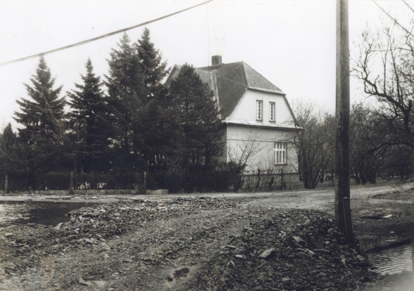 Dům čp. 408 na snímku z 23.1.1993 (Sbírka Józefa Chmiela)