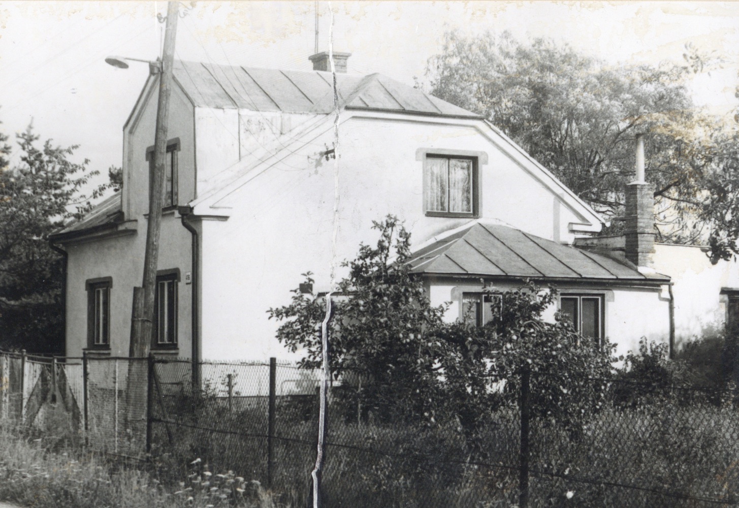 Dům čp. 476 na snímku z 5.8.1995 (Sbírka Józefa Chmiela)