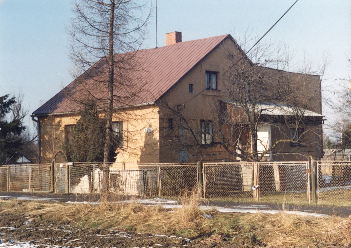 Dům čp. 524 na snímku z 13.1.2000 (Sbírka Józefa Chmiela)