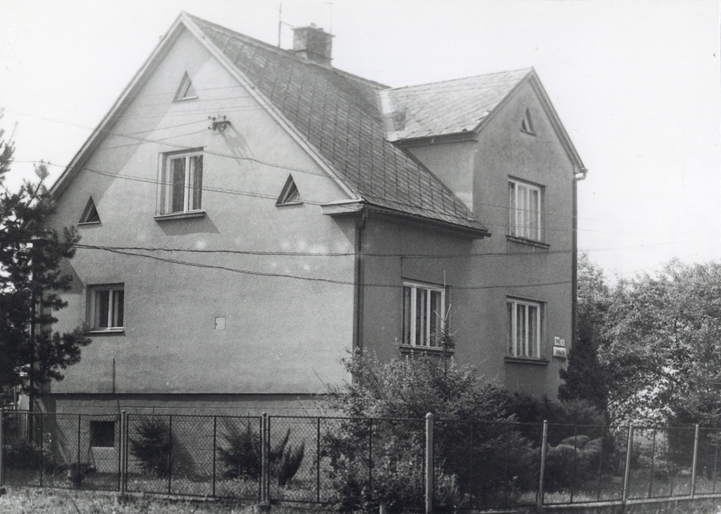 Dům čp. 545 na snímku z 5.8.1992 (Sbírka Józefa Chmiela)