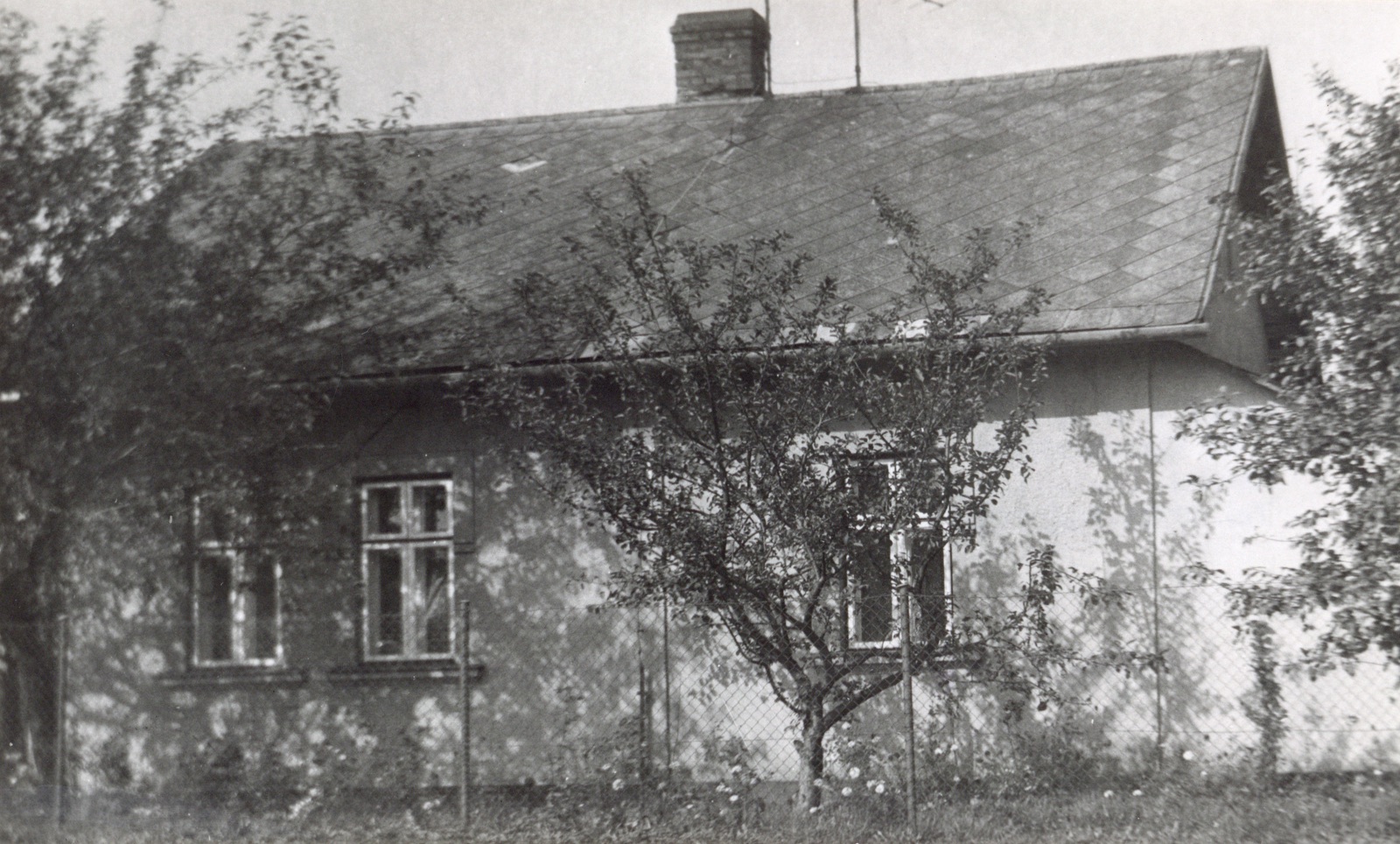 Dům čp. 71 v Lipinách na snímku z 2.10.1989 (Sbírka Józefa Chmiela)