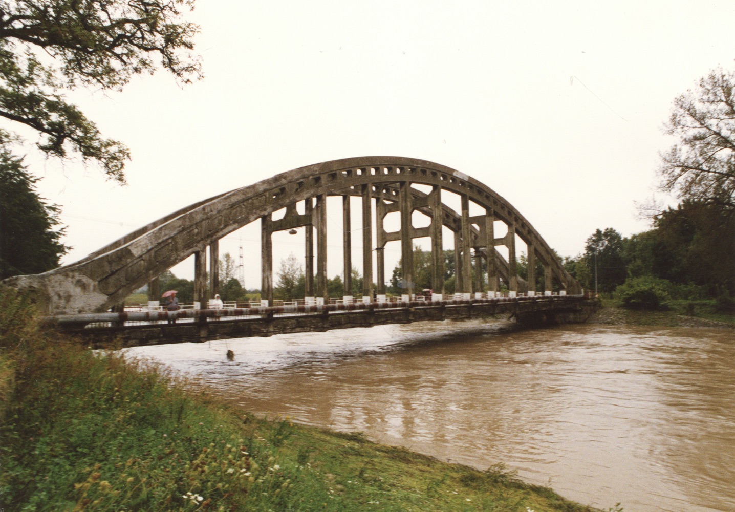 Darkovský most při povodních