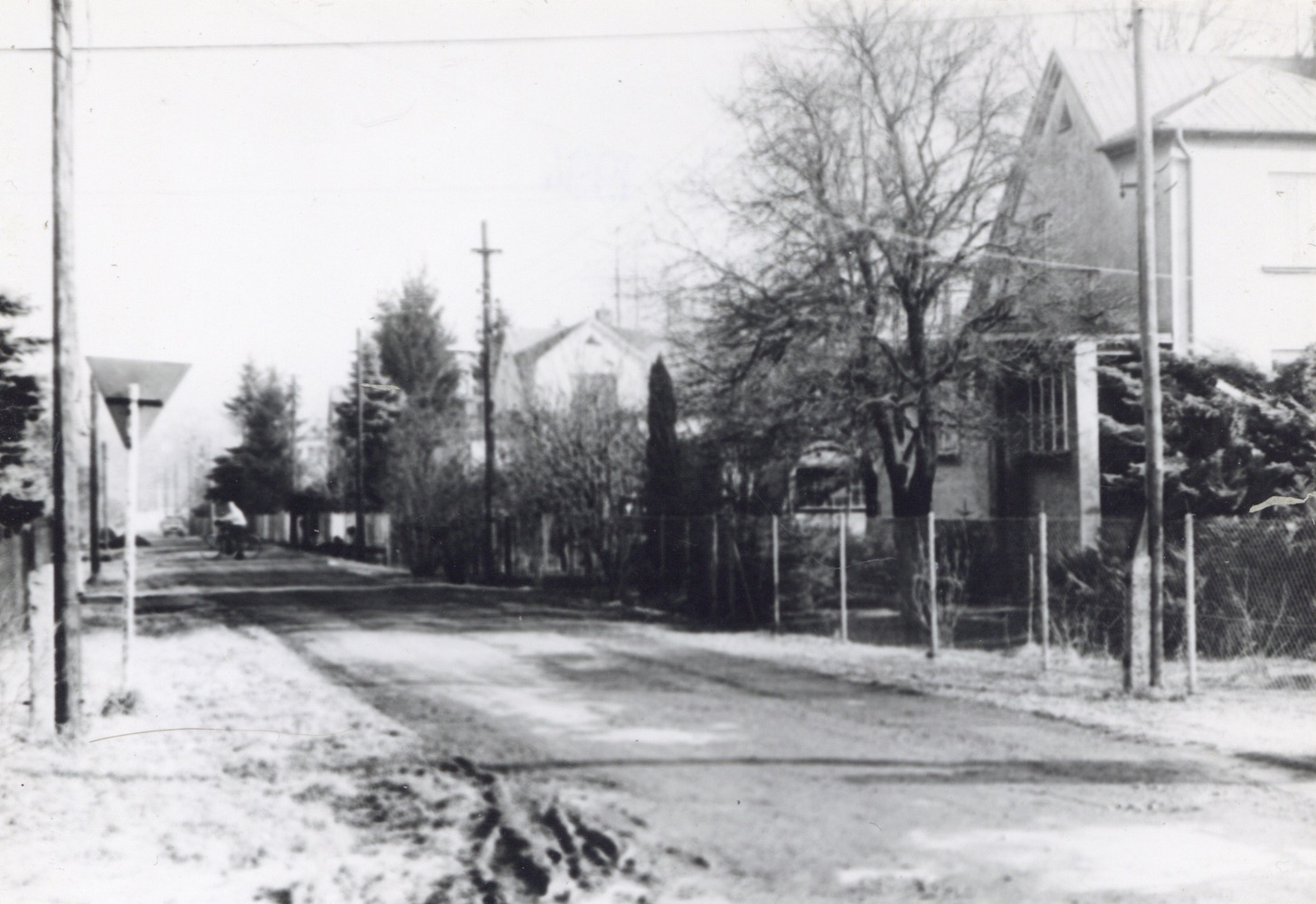 Ulice Jungmannova, pohled z ulice Těšínské 6.2.1994 (Sbírka Józefa Chmiela)