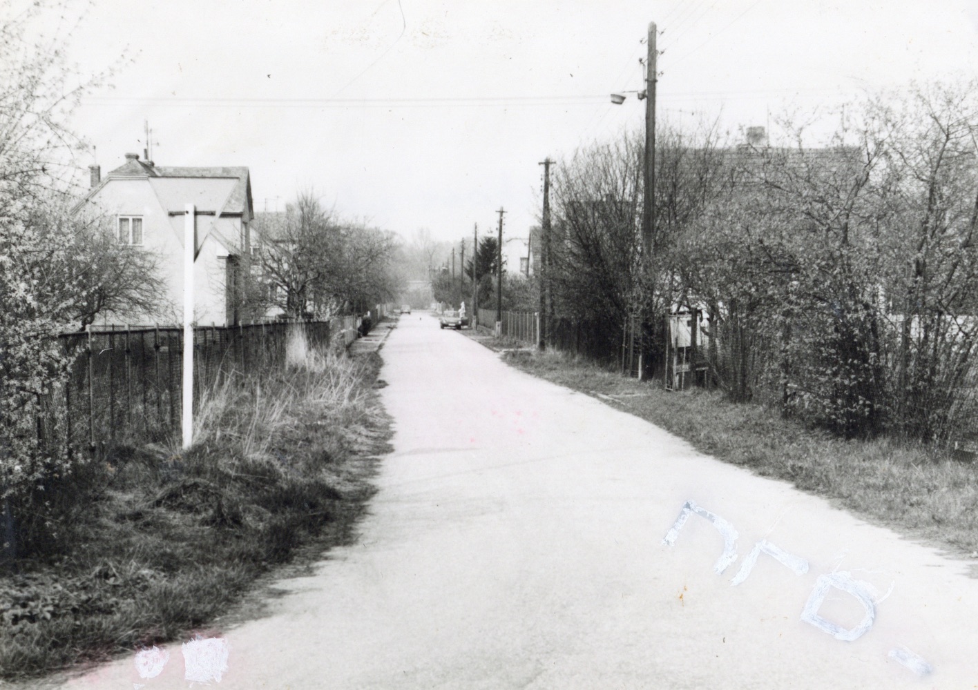 Ulice Myslbekova na snímku ze dne 15.4.1991 (Sbírka Józefa Chmiela)