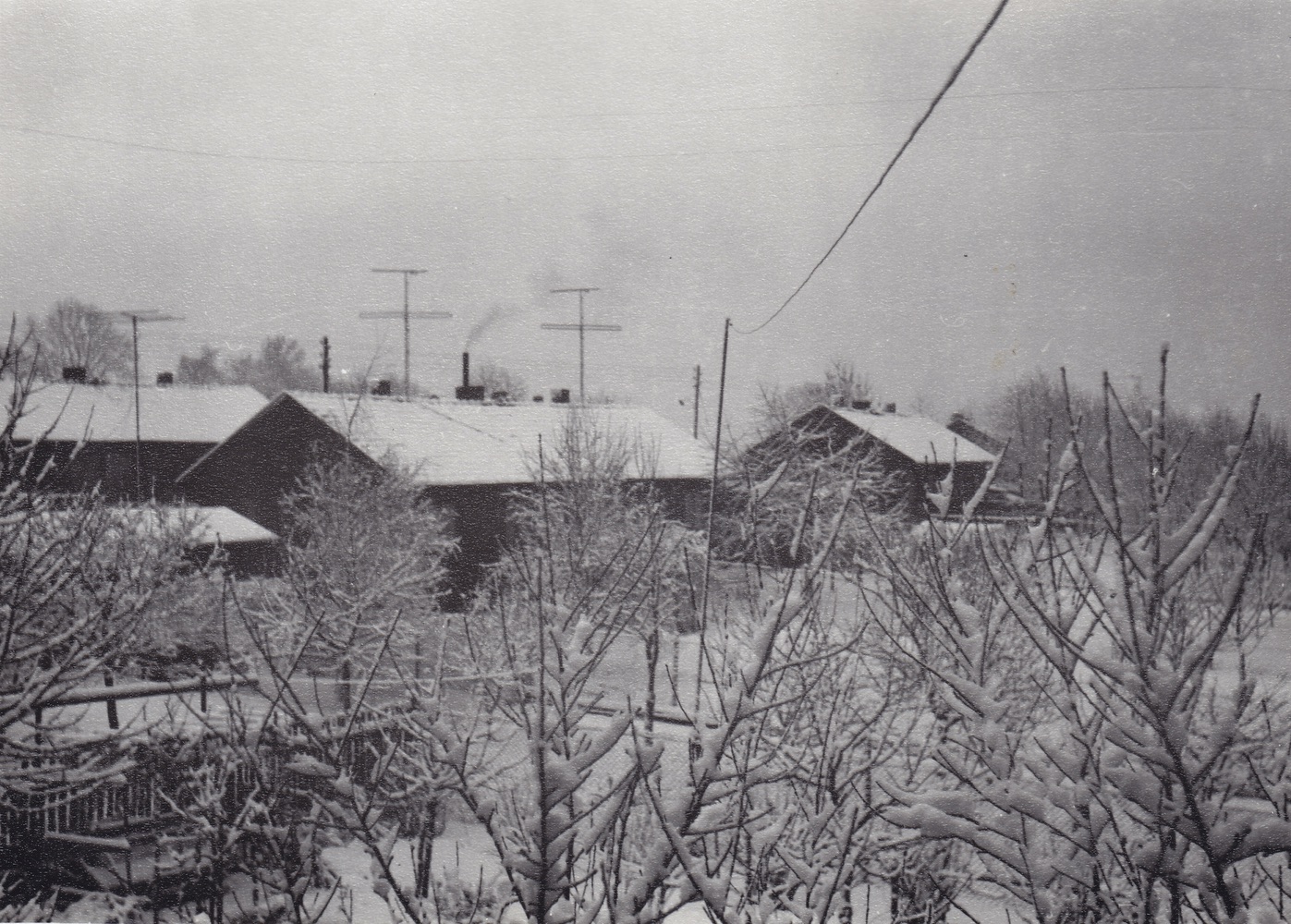 Kolonie finských domků, poblíž Smetanovy ulice (1965)
