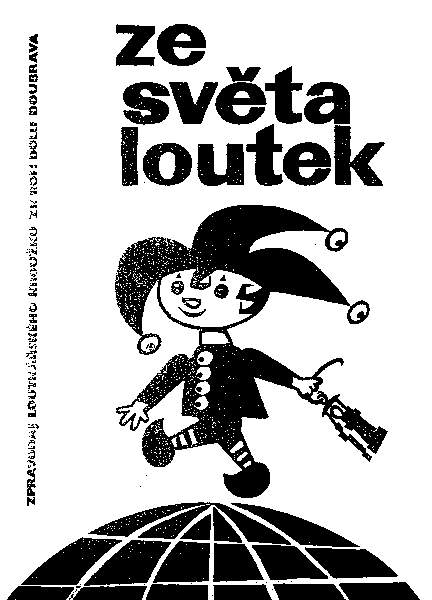 Titulní list zpravodaje Ze světa loutek (Zdroj: Databáze českého amatérského divadla = klik na obrázek)