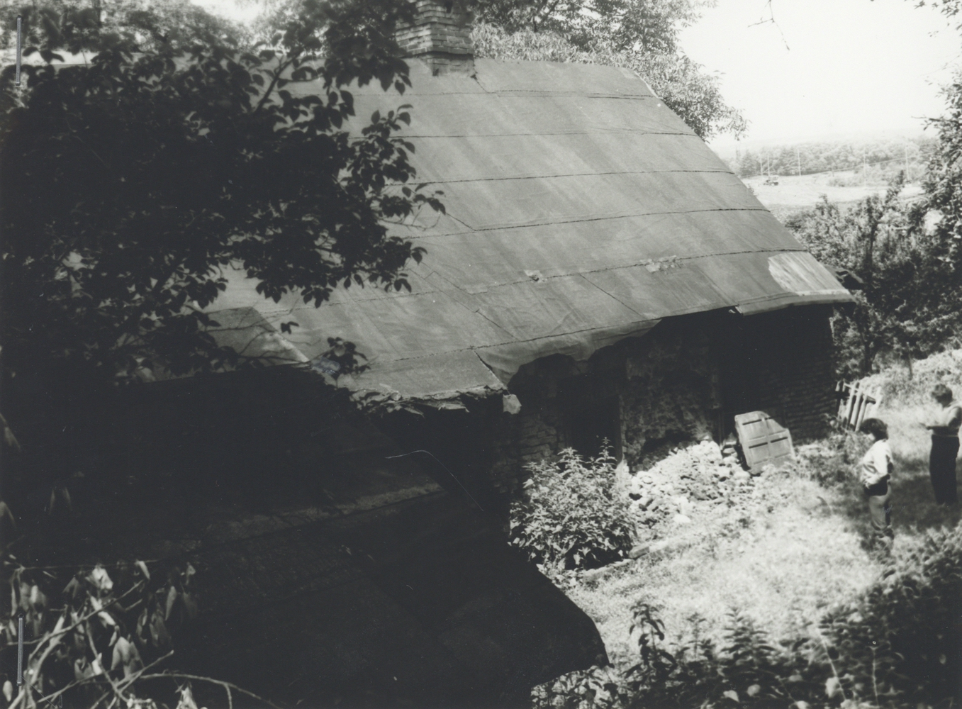 Dům čp. 155 v roce 1982 (poslední obyvatelé: Dudová F.)