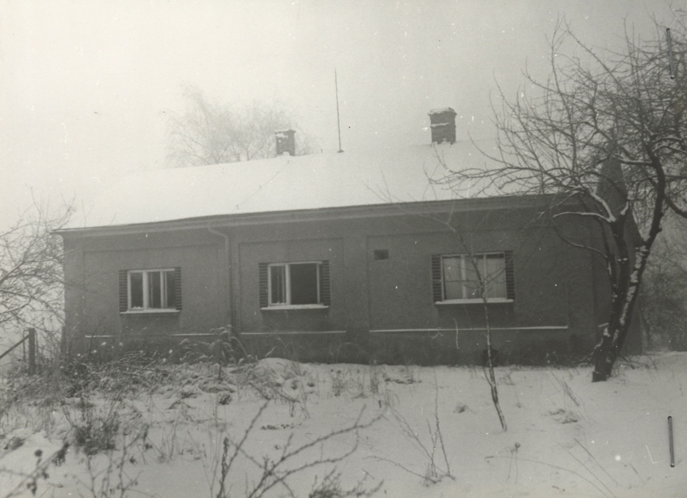 Dům čp. 167 v roce 1982 (poslední obyvatelé: Liberda A.)