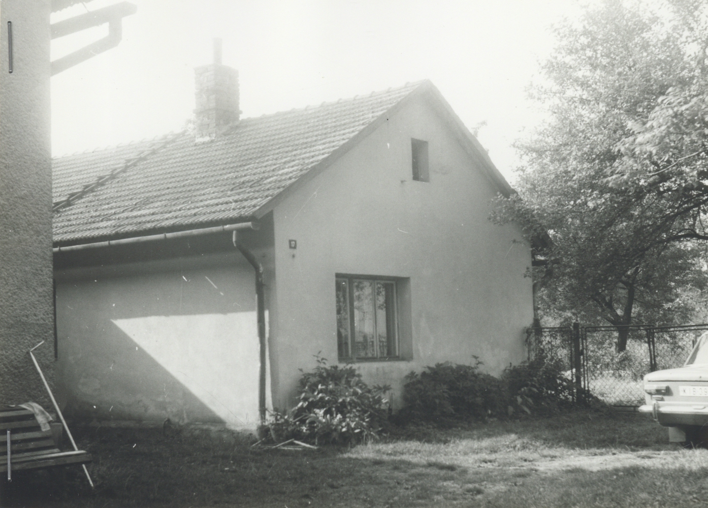 Dům čp. 17 v roce 1982 (poslední obyvatelé: Cyrkulik, Siuda V.)