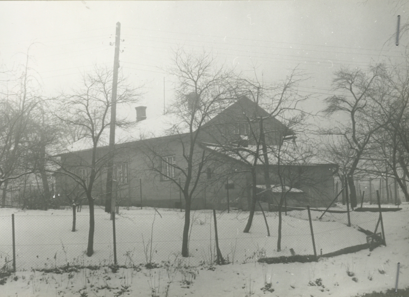 Dům čp. 203 v únoru 1981 (poslední obyvatelé: Puczok J.)