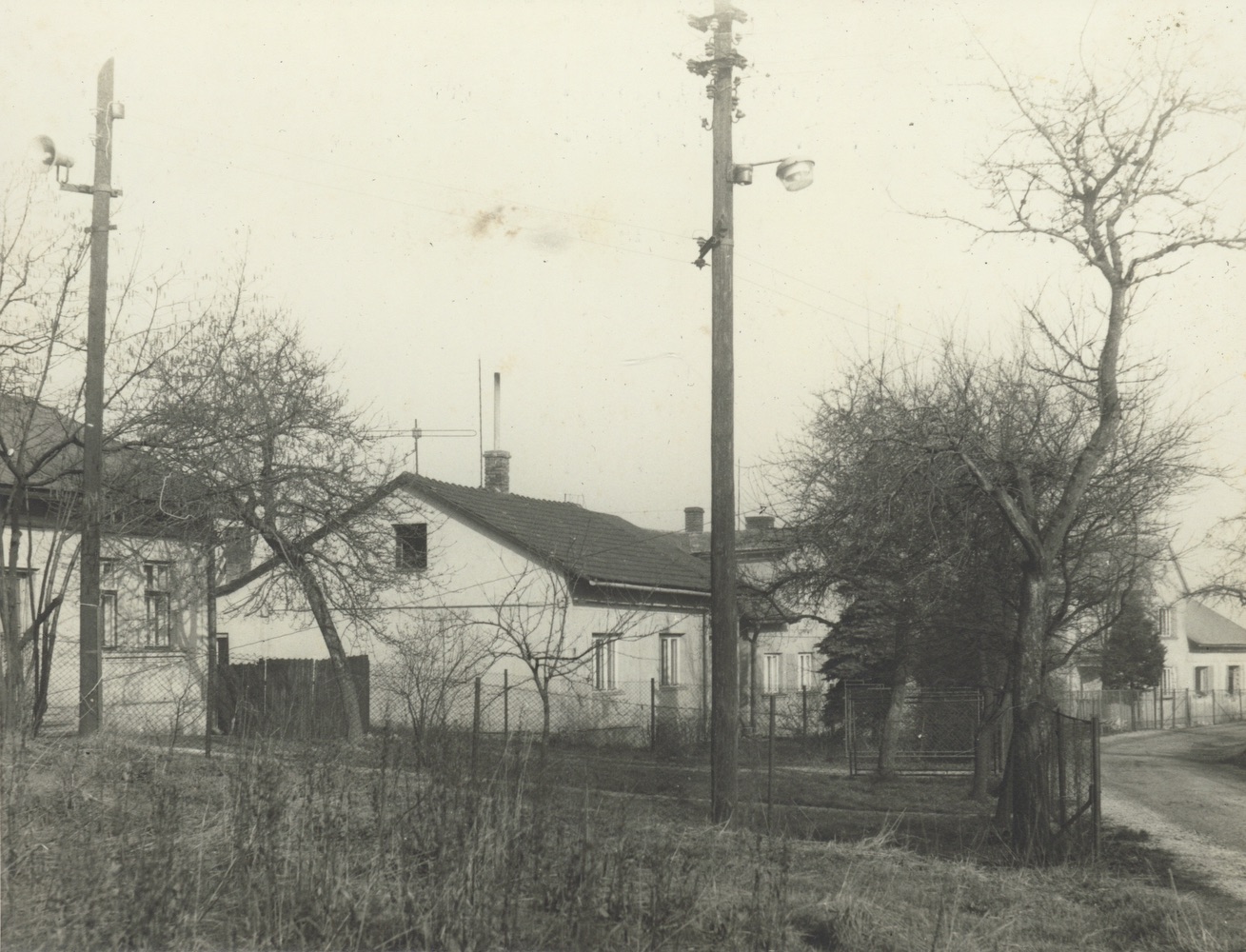 Dům čp. 224 na fotografii z roku 1978 (poslední obyvatelé: Kapias F.)