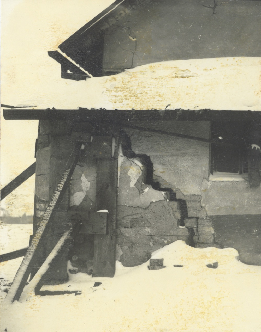 Dům čp. 309 na fotografii z roku 1976 (poslední obyvatelé: Gawlas J.)