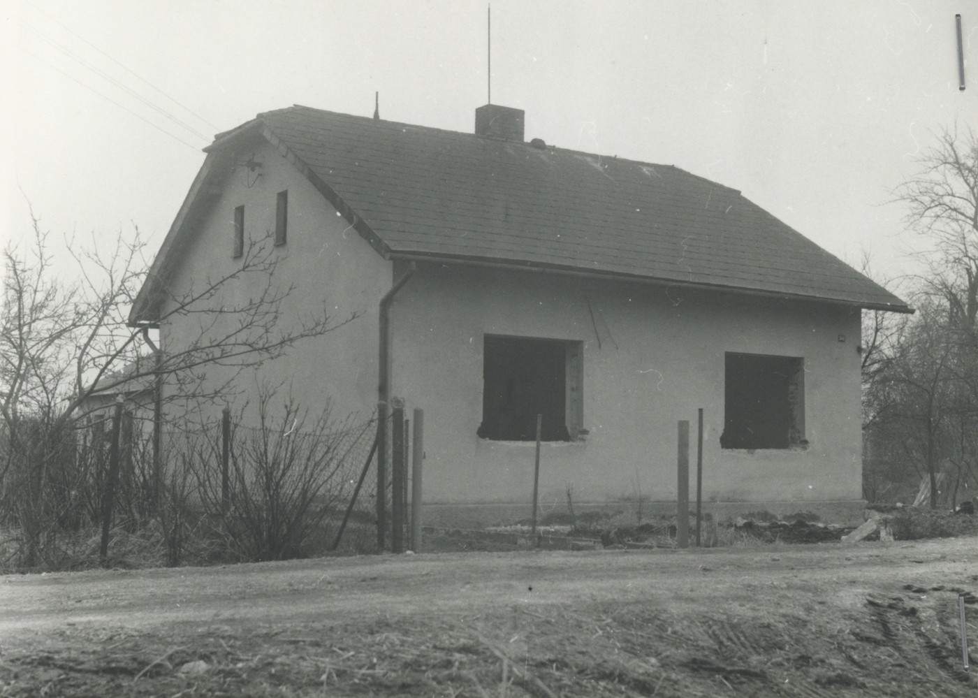 Dům čp. 340 v roce 1982 (poslední obyvatelé: Gluch A.)