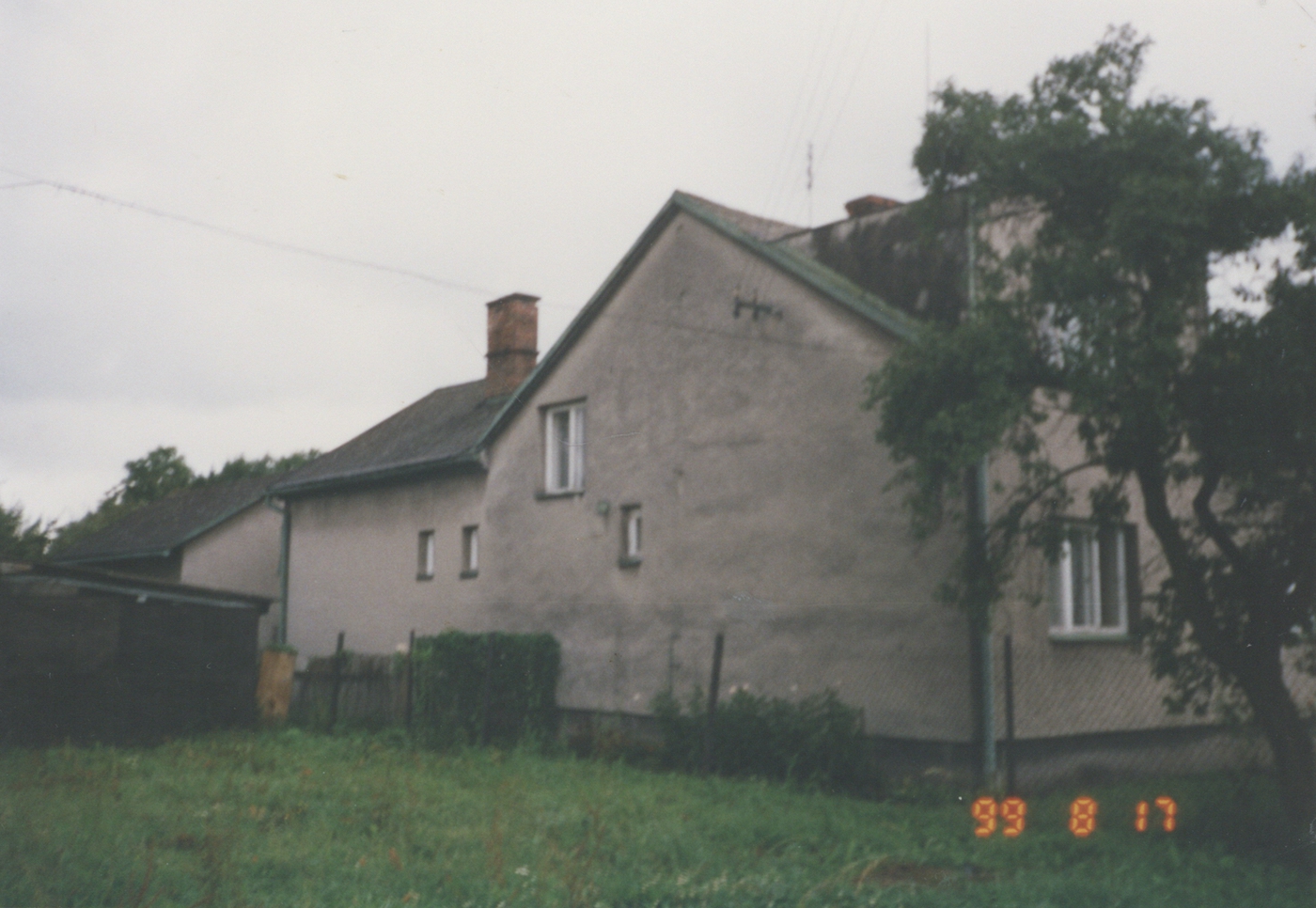 Dům čp. 343 v době před demolicí (poslední obyvatelé: Szymanski I., Kosydar Z.)