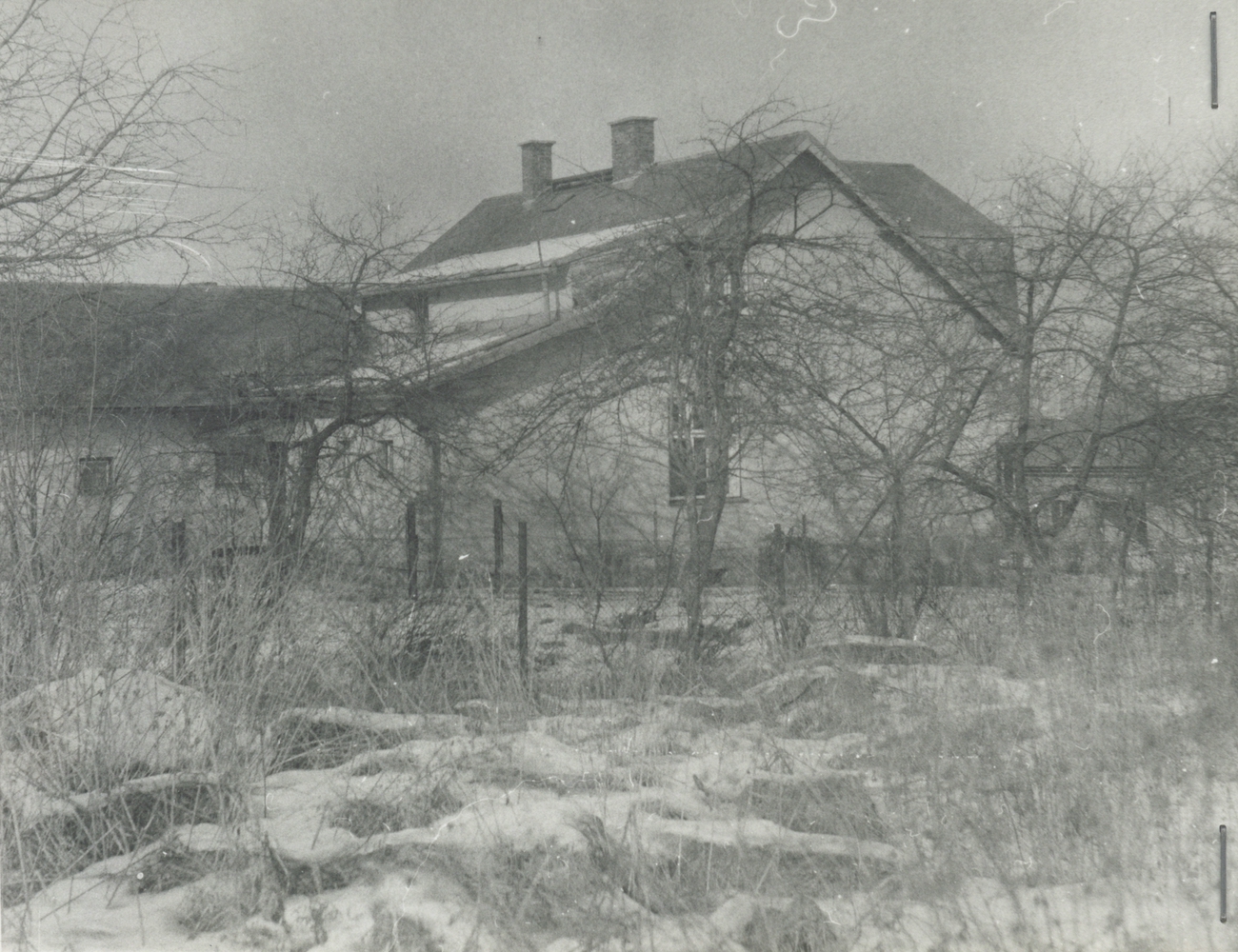 Dům čp. 449 v dubnu 1981 (poslední obyvatelé: Pukovi)
