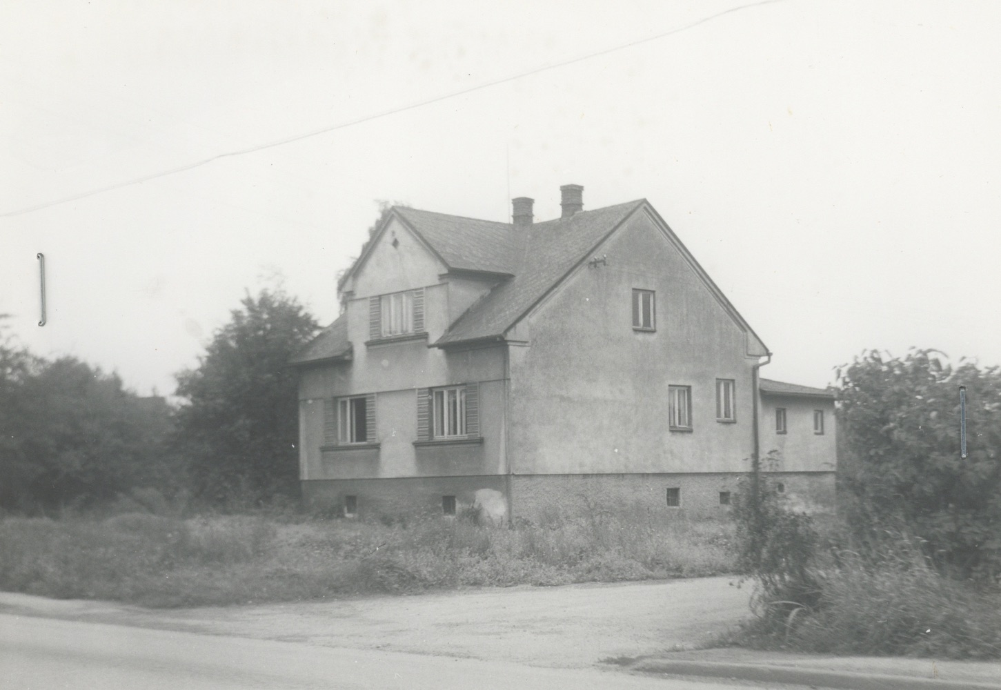 Dům čp. 481 (poslední obyvatelé: Palarczyk E.) na fotografii z roku 1988